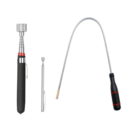 3X Telescoping Magnet Pick-up Tool Set for Automotive Use