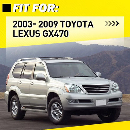 Inside Rear Door Grip Handle Set of 2 with Clips for Lexus GX470 (2003–2009) 74610-13011-A0