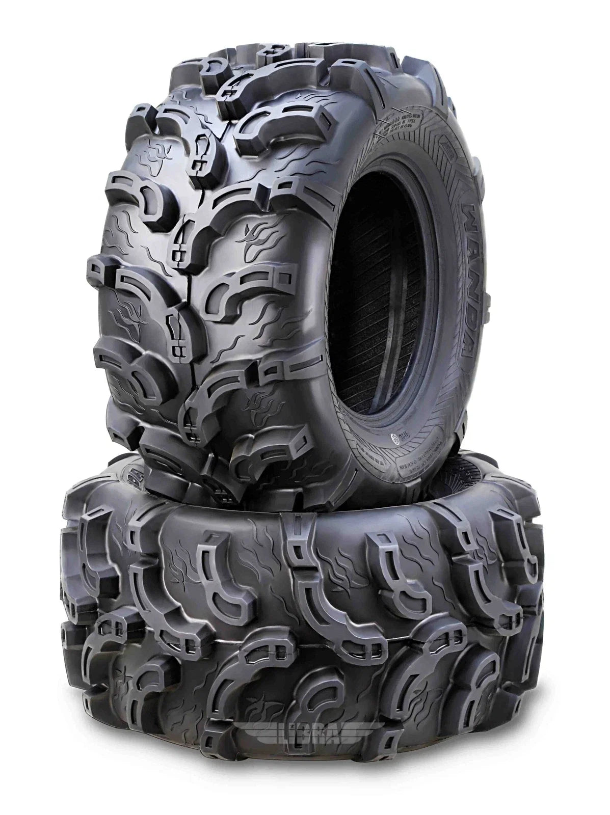 2X ATV/UTV Tires 27" 27x12-12 27x12x12 6PR Mud Ultra Deep Tread