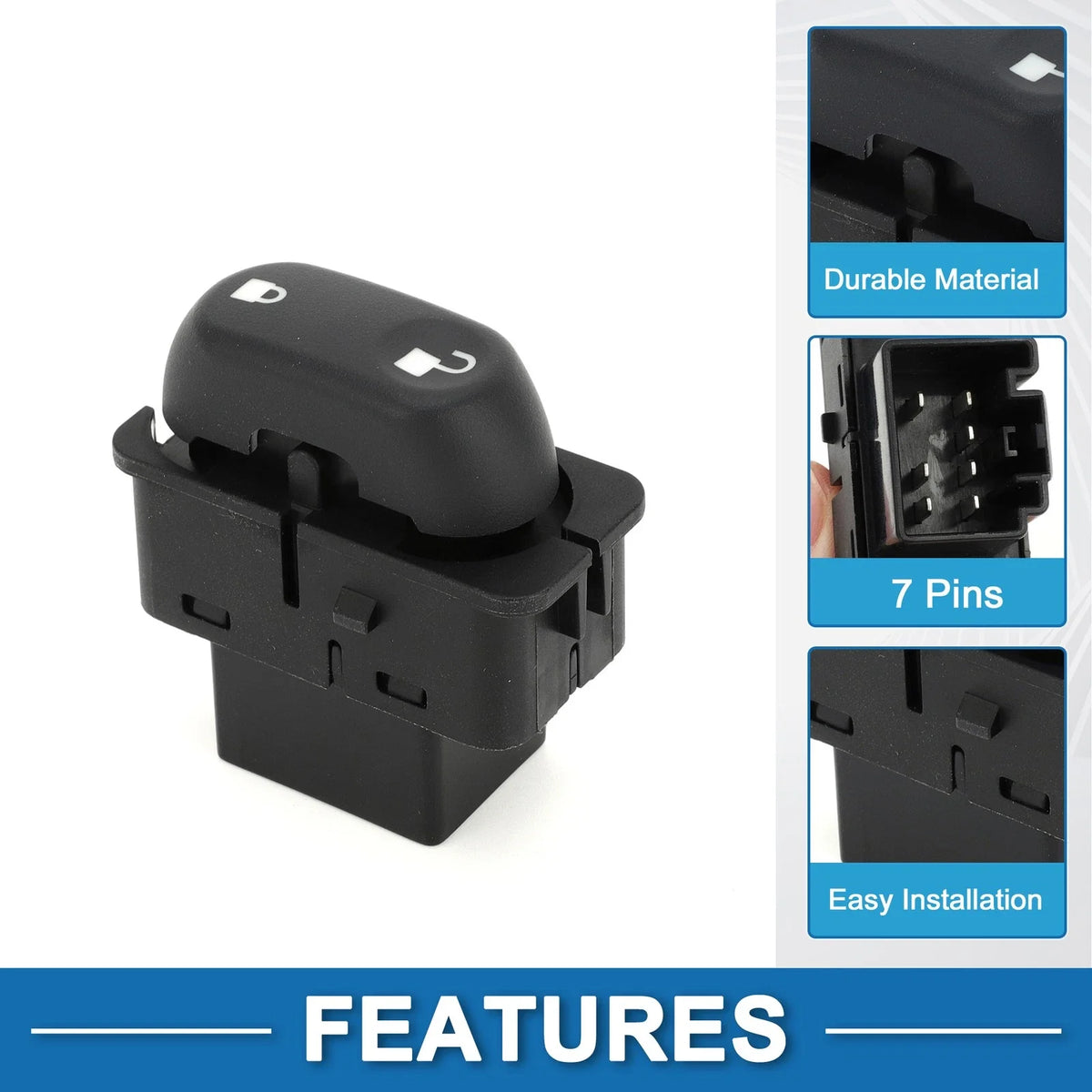 Door Lock Switch No.YF1Z14028BA for Ford Explorer Taurus Thunderbird (1991–2005)