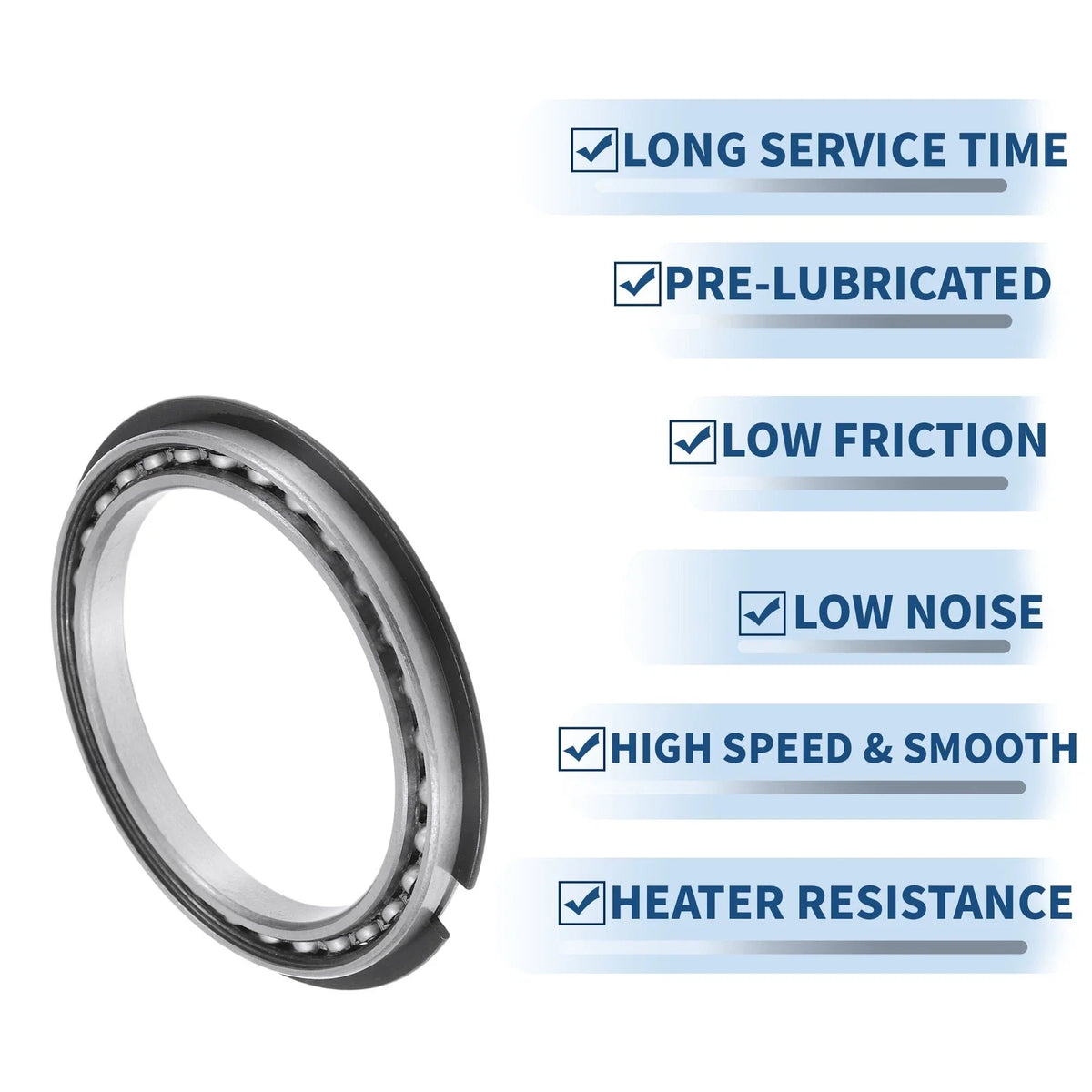 Deep Groove Ball Bearing 6815NR for Scooter Skateboard Wheel (P0 75x95x10mm)