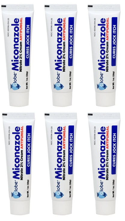 6X Miconazole Antifungal Cream 2% - Cures Most Fungal Infections