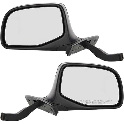Set of 2 Manual Mirrors for Ford F-150 Bronco (1992–1996)