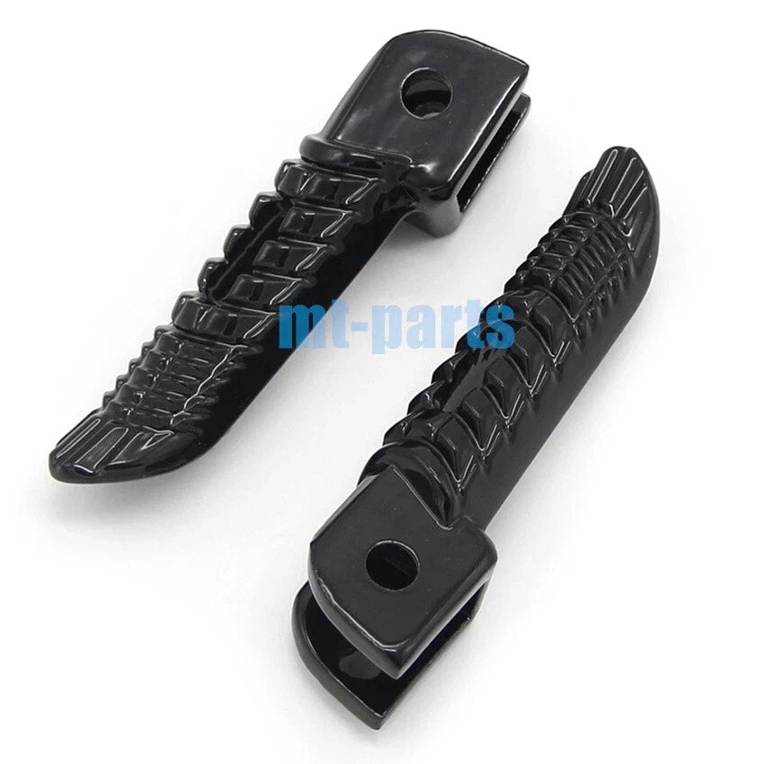 Black Front Footrest Pegs for Suzuki GSXR600 GSX-R750 (2006–2019)