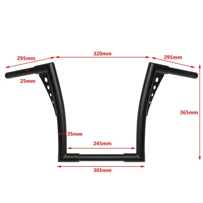 12" Rise Ape Hanger Handlebar for Harley Sportster Softail Dyna