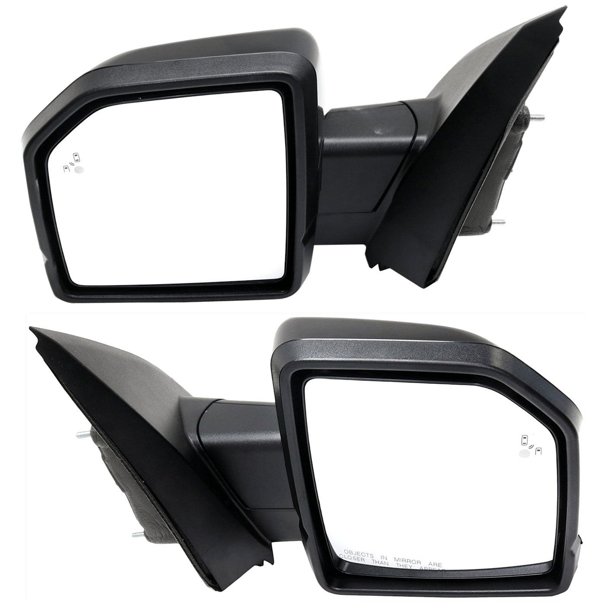 Set of 2 Heated Mirrors for Ford F150 (Left & Right)