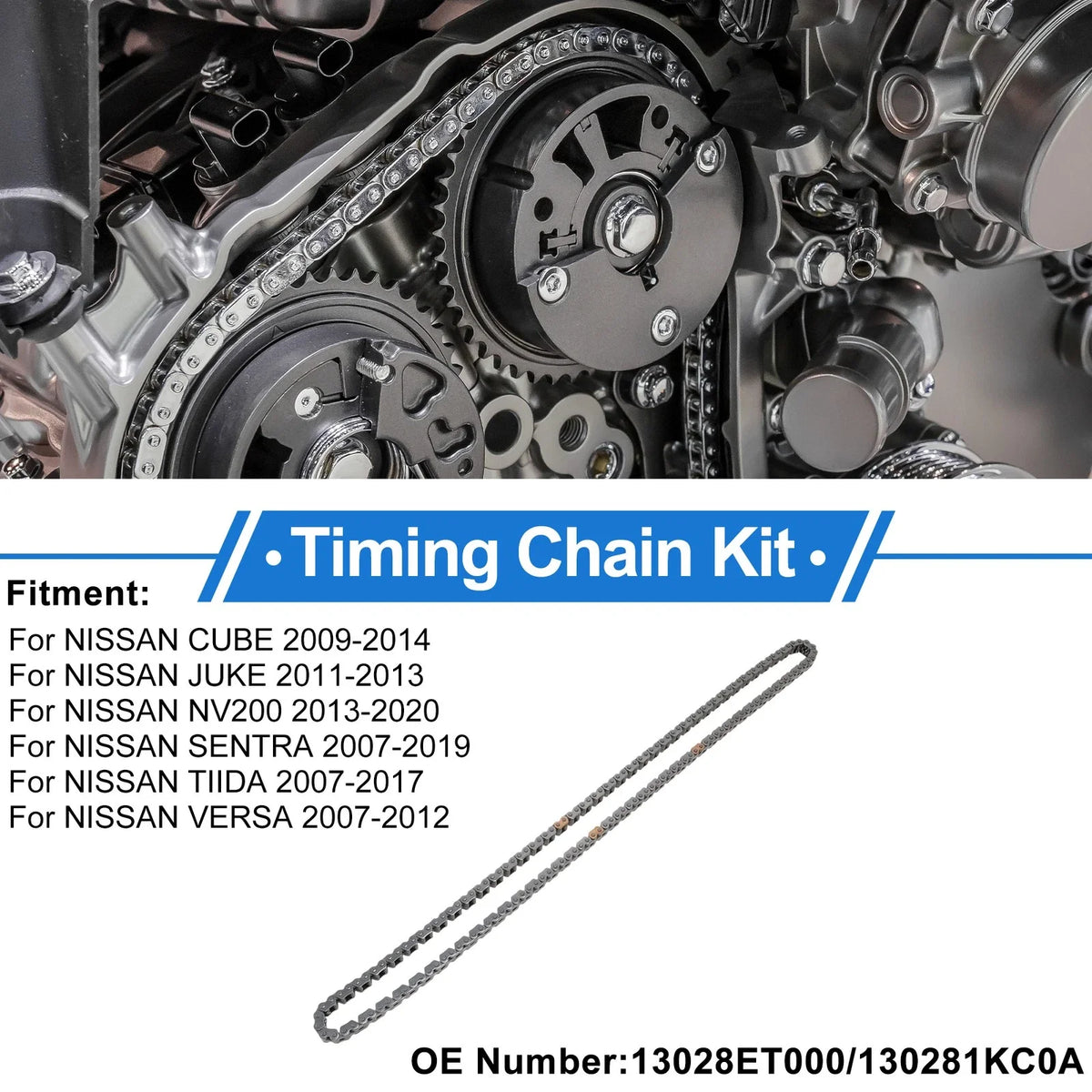 Timing Chain Kit for Nissan Cube (2009–2014) No. 13028ET000/130281KC0A