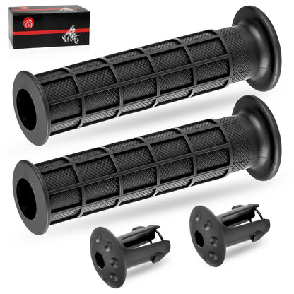 2 x Handlebar Grips w/End Guards for Honda Rancher 420 2x4/4x4 (2007–2024)