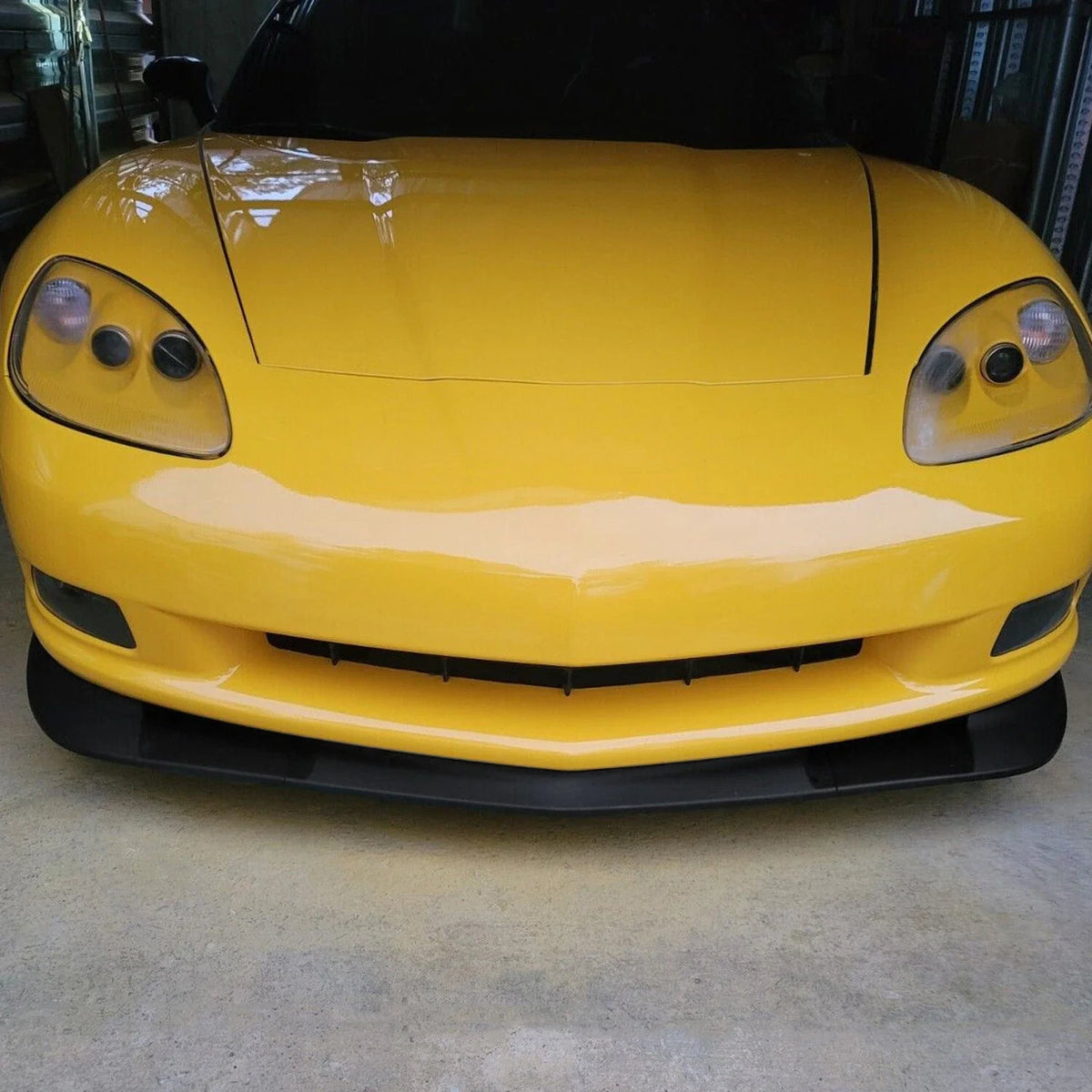 ZR1 Style Front Bumper Lip Spoiler for Chevy Corvette C6 (2005–2013)