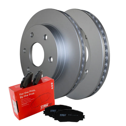 Front Brake Kit 305mm Rotors TRW Ceramic Pads for Silverado Sierra 1500 (2007–2013)