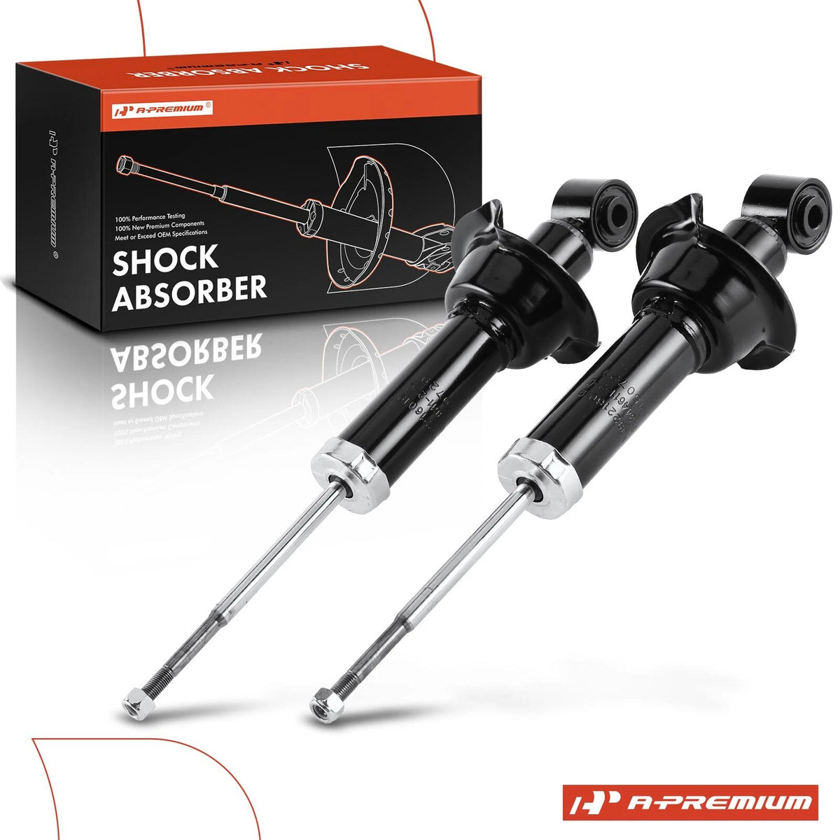 Set of 2 Rear Shock Absorbers for Honda Element (2003–2011) 52611SCV, 52611SCVA020M1, 52611SCVA020, 344611