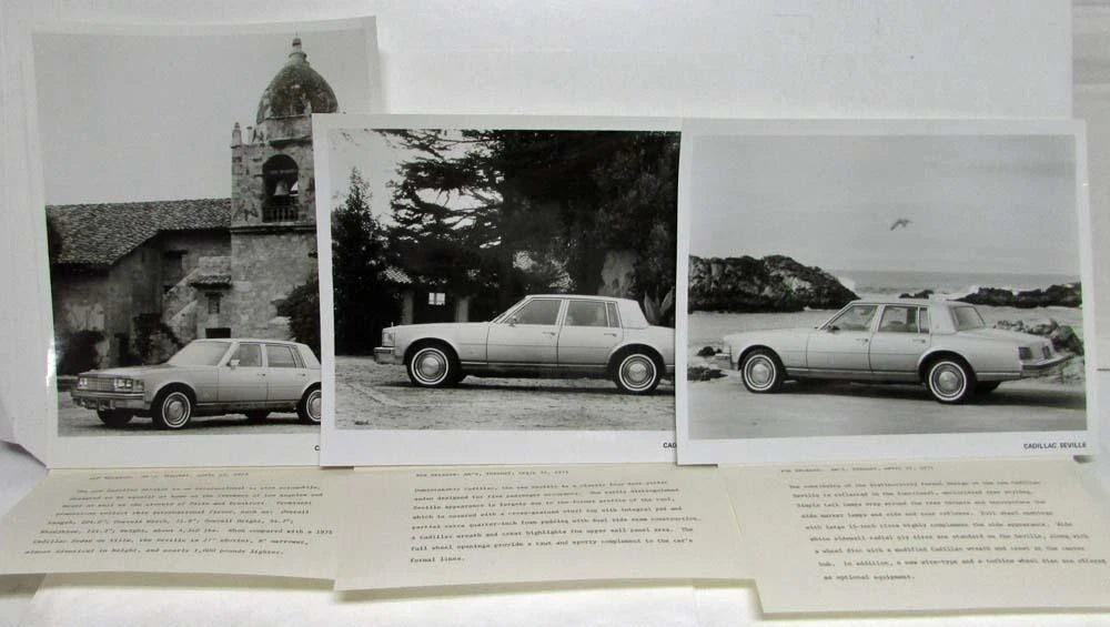 Media Press Kit for Cadillac Seville (1975)