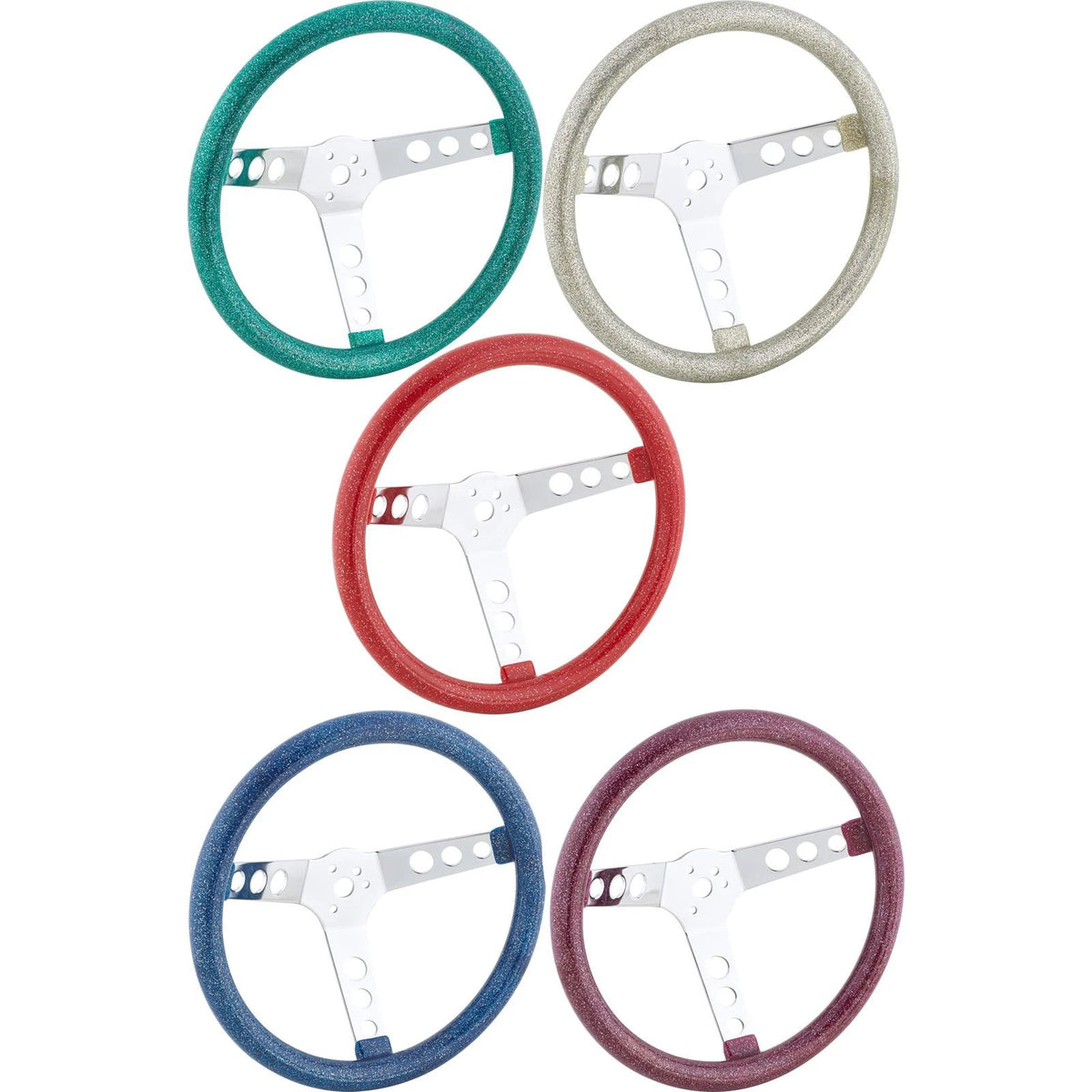 13 Inch Blue Metalflake Steering Wheel for Speedway (91032744-BLU)