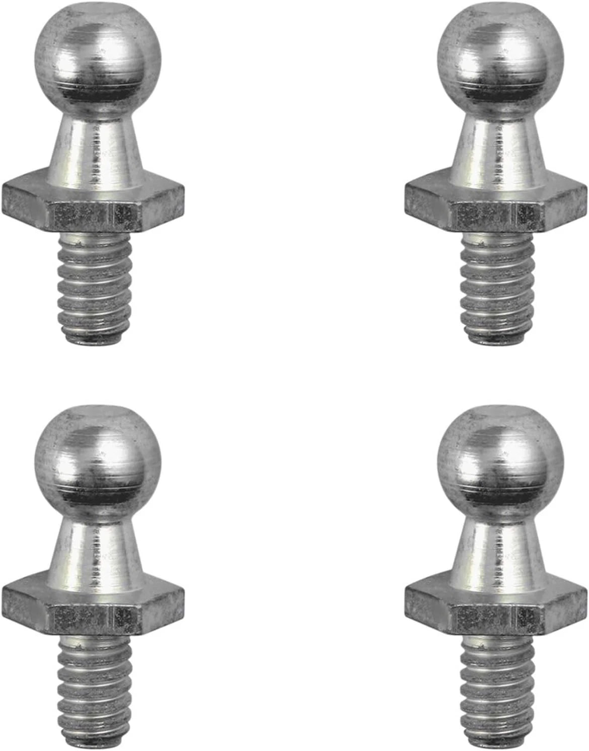Set of 4 Ball Studs for Universal Applications (10mm, 5/16-18 x 1/2")
