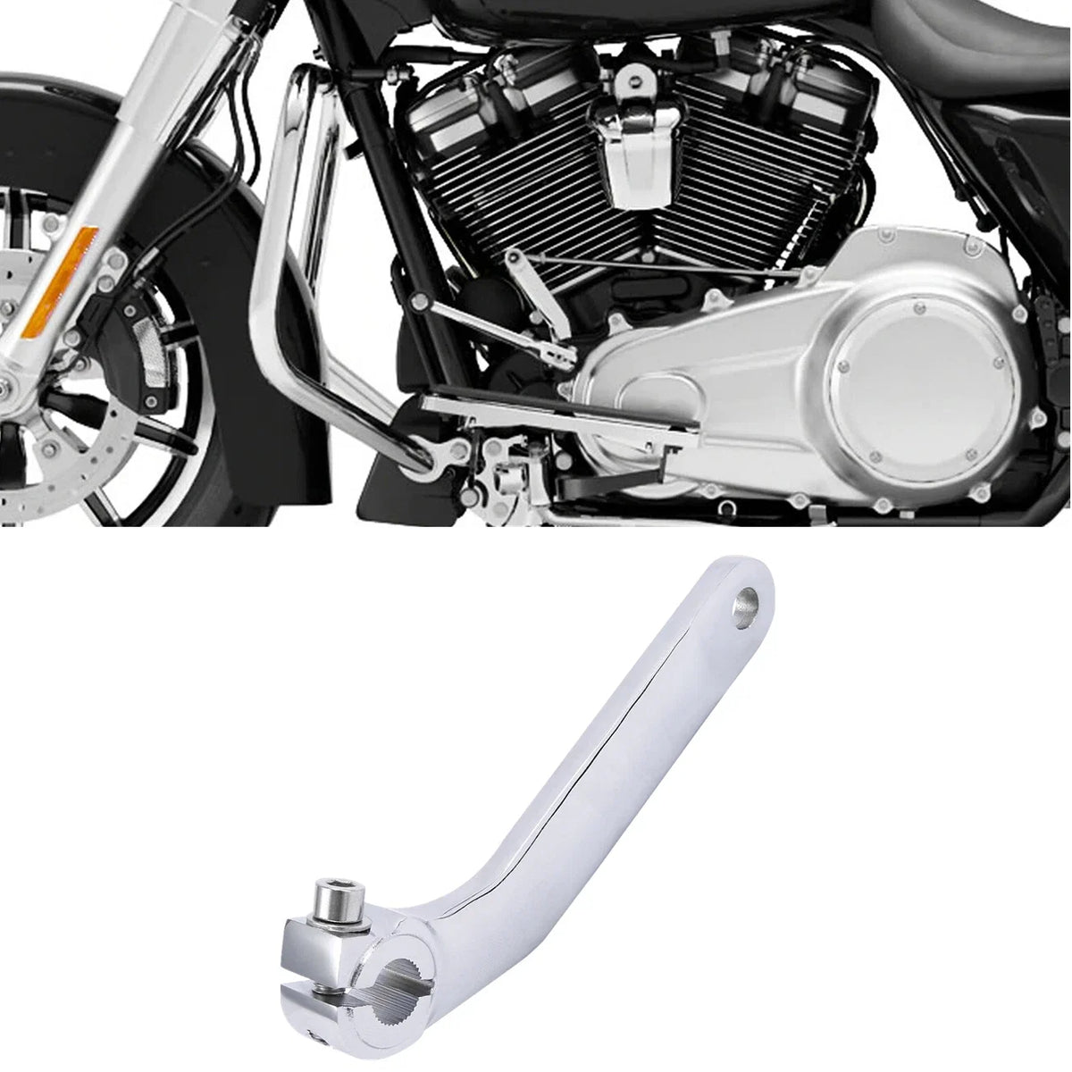 Chrome Gear Shift Lever for Harley Touring Road Glide (2017–2023)