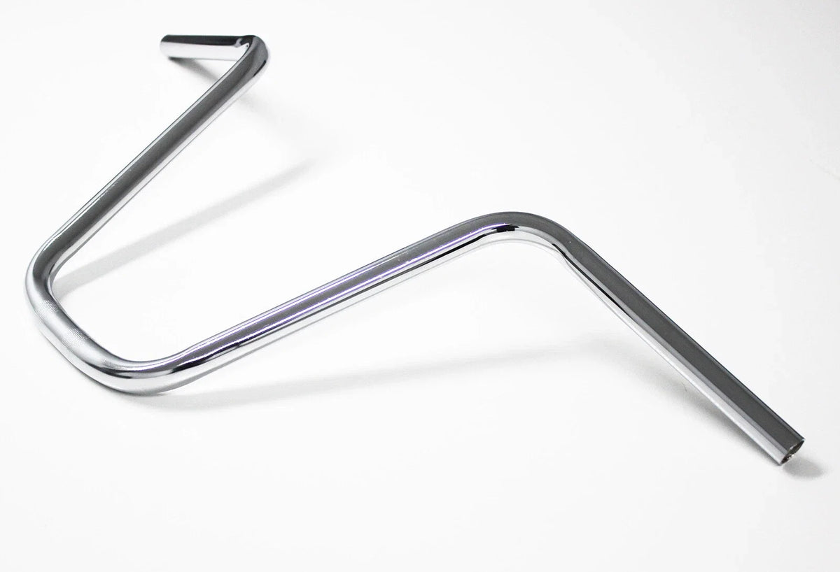 Chrome 7/8" Ape Hanger Handlebars for Cruiser Bobber Bicycle