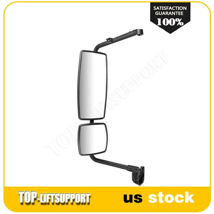 Driver Side Complete Mirror Black for International Durastar 4200 4300