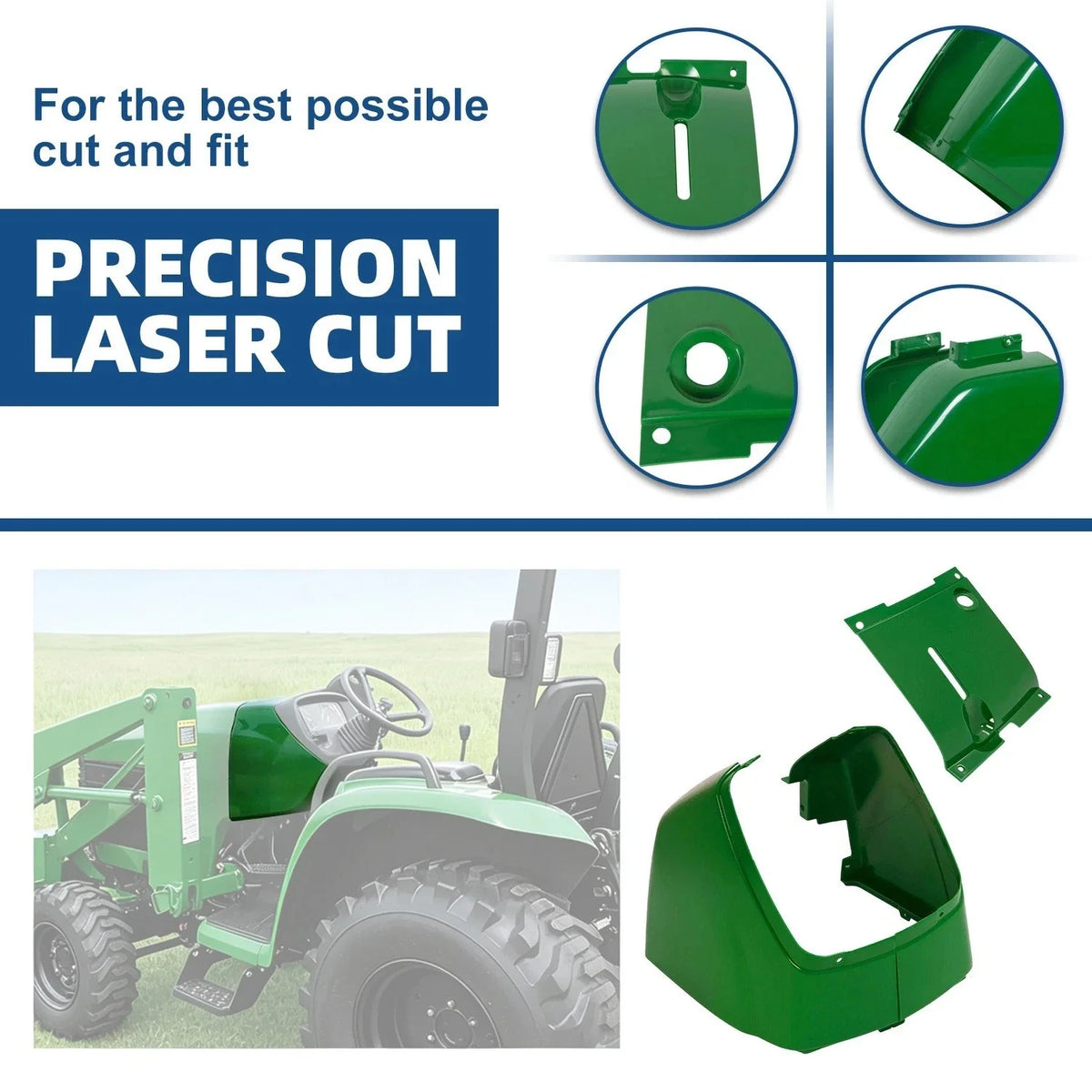 Cowl Cover Panel for John Deere 4200 4300 4400 4500 4600 (1999–2007) # LVU12349 # LVU10567