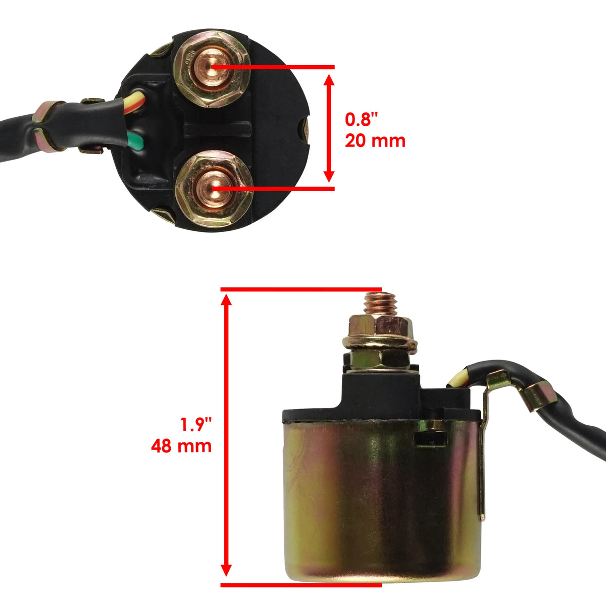 Starter & Relay Solenoid for Honda TRX400 TRX 400 (1995–2003) 18609AA2001, 31200HM7003, 35850HF1670, 35850HN2A01