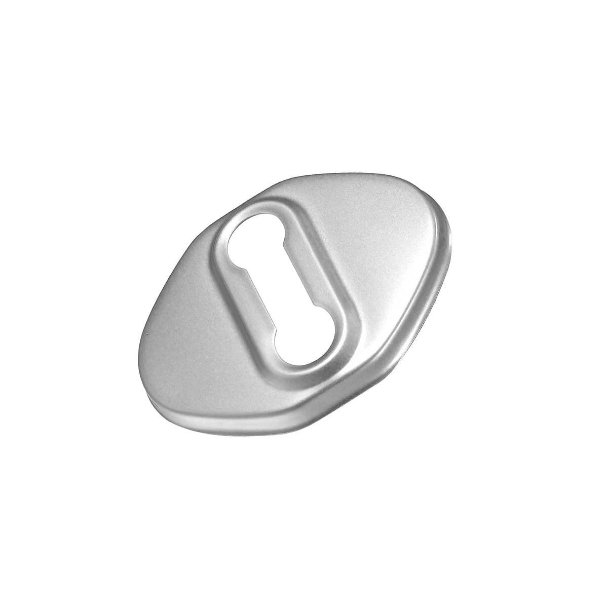 Set of 4 Door Lock Latch Covers for Ford Focus (2019–2021) Silver Tone