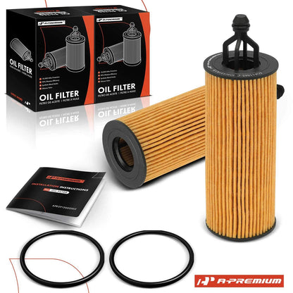 2X Engine Oil Filter for Ram 1500, Jeep Grand Cherokee, Wrangler (2014–2024) - 68191349AA, 68191349AB, 68191349AC, CH11665