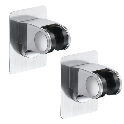 Set of 2 Adjustable Shower Head Holders for Wall Mount