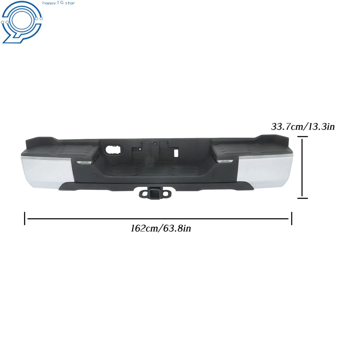 Chrome Rear Bumper Assembly for Toyota Tundra (2022–2024)