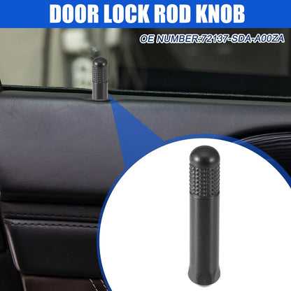 2X Door Lock Rod Knob Black No.72137-SDA-A00ZA for Honda Accord (2003–2007)