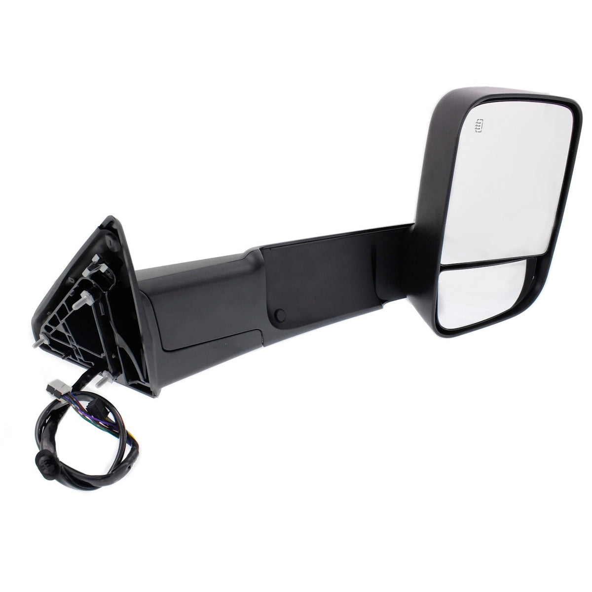 Tow Mirror for Ram 2500 (2015–2018) Right Side Power Fold Heated Signal Light