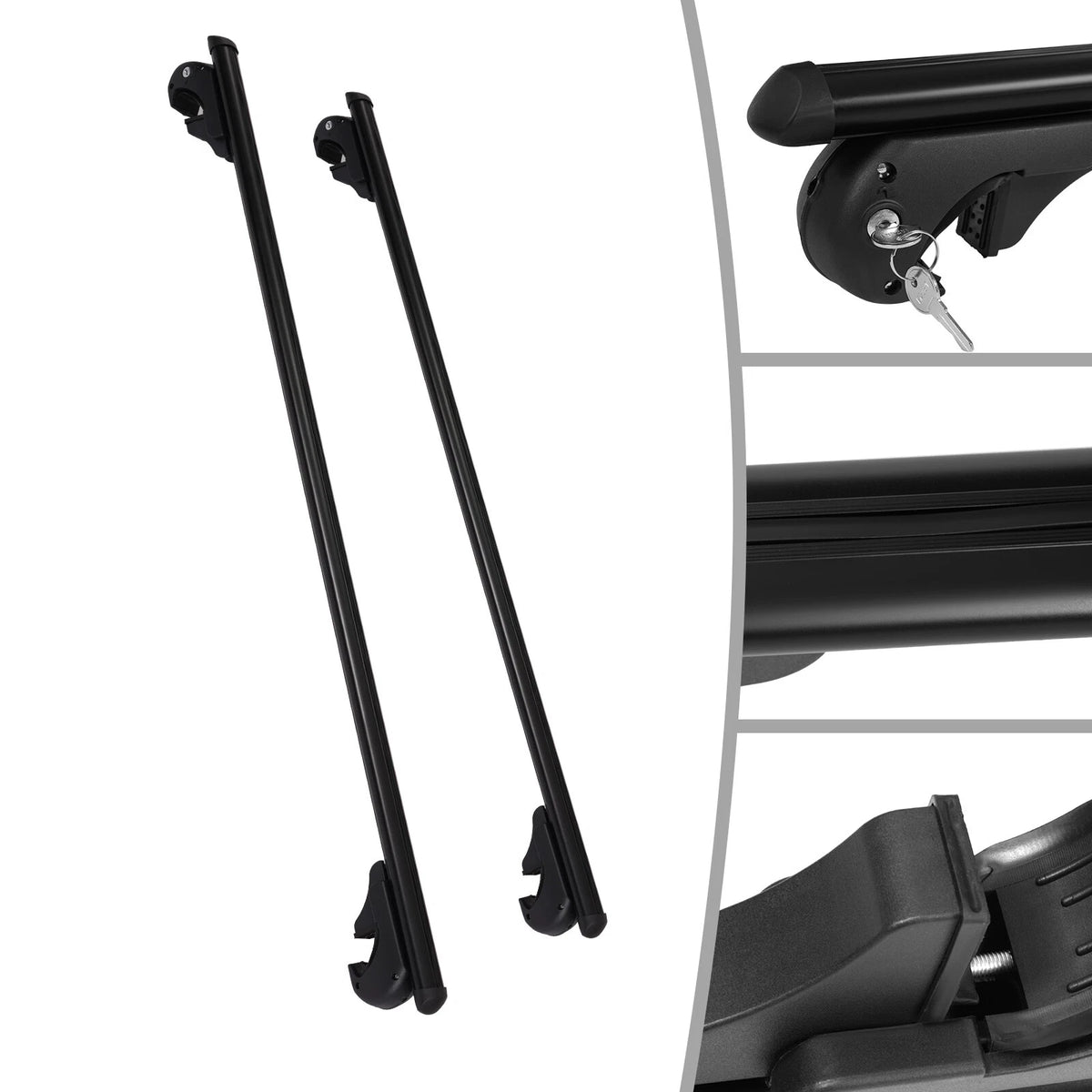 2X Black Roof Rack Cross Bars for Subaru Outback (2010–2014)