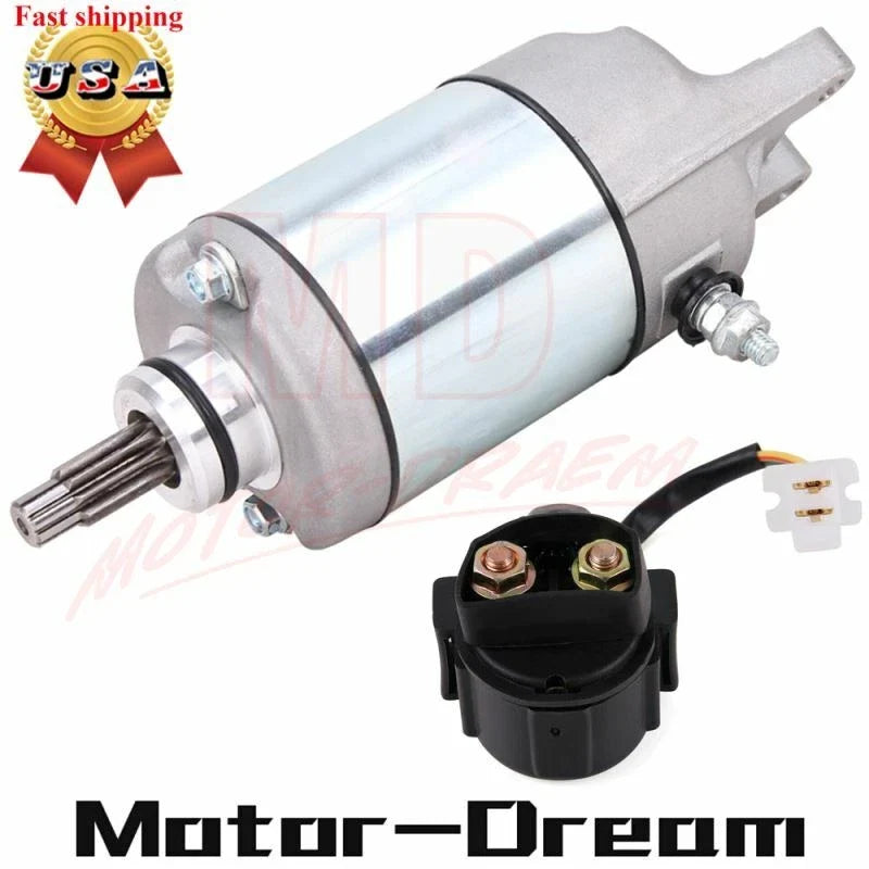 Starter with Relay Solenoid for Honda FourTrax TRX300 1988–2000