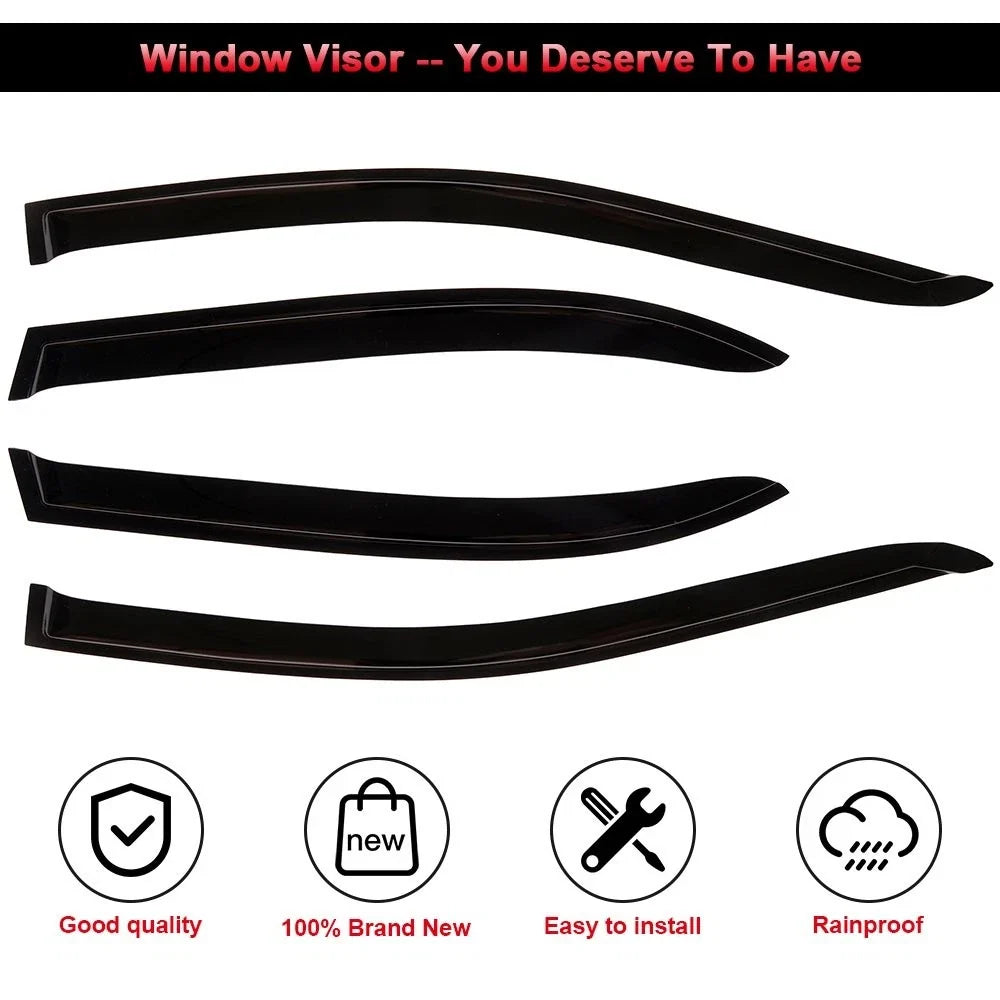 Window Vent Deflectors for Toyota Corolla Sedan (2003–2008)