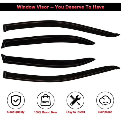 Window Vent Deflectors for Toyota Corolla Sedan (2003–2008)