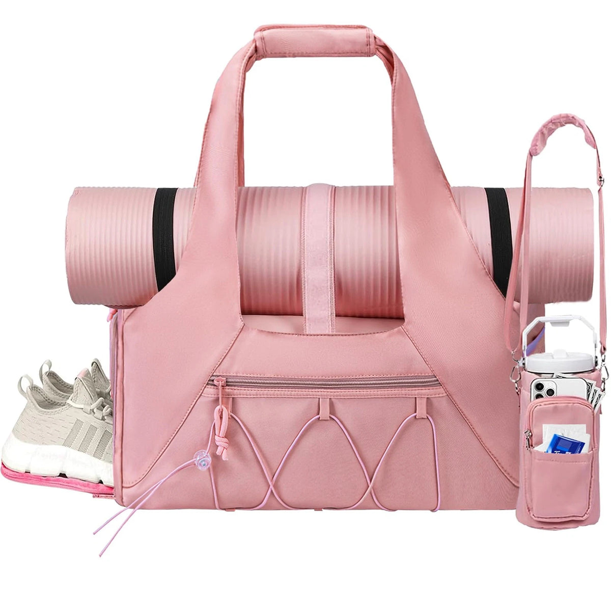 Waterproof Lightweight Gym Bag for Women (Pink)