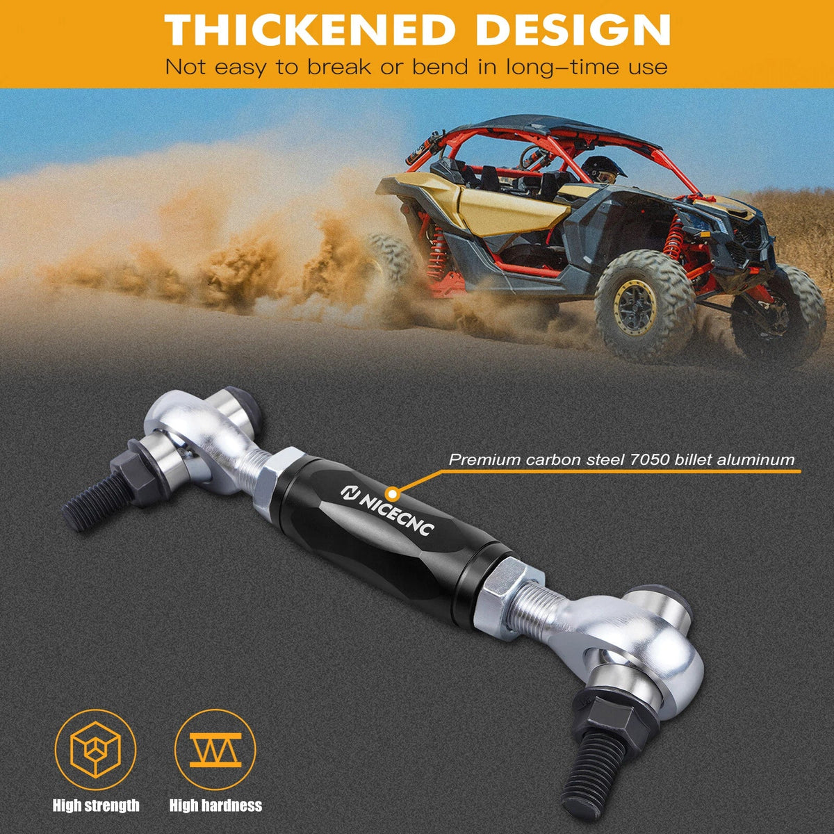 Rear Sway Bar Stabilizer Link Kit for Can-Am Maverick X3 Turbo (2017–2023)