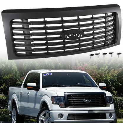 Front Upper Grille Assembly for Ford F-150 (2009–2014) AL3Z8200DPTM, AL3Z-8200-DPTM