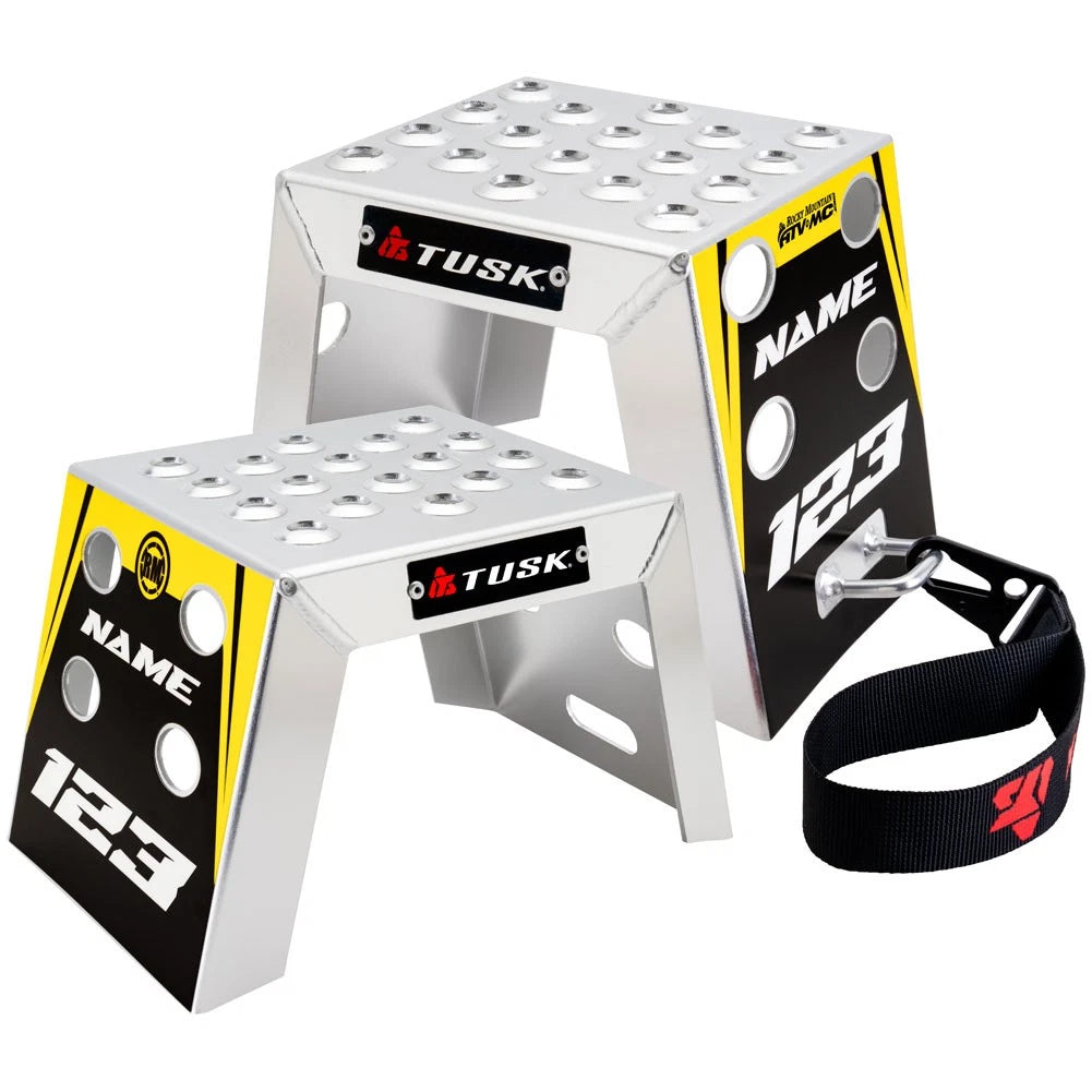 Tusk Moto Starting Blocks for Rev (2161320012) - Yellow - 6"