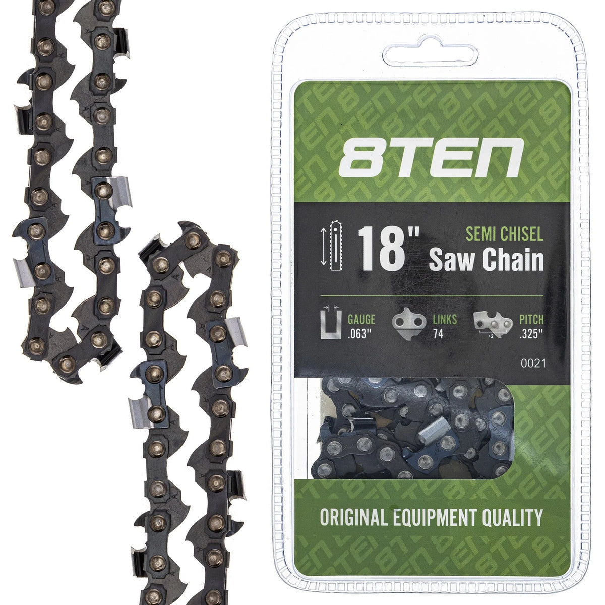 2-Pack Chainsaw Chain 18 Inch .063 .325 74DL for Stihl 039 024 036 038 041 064 (63J74, K3C-074G, K3C-74E)