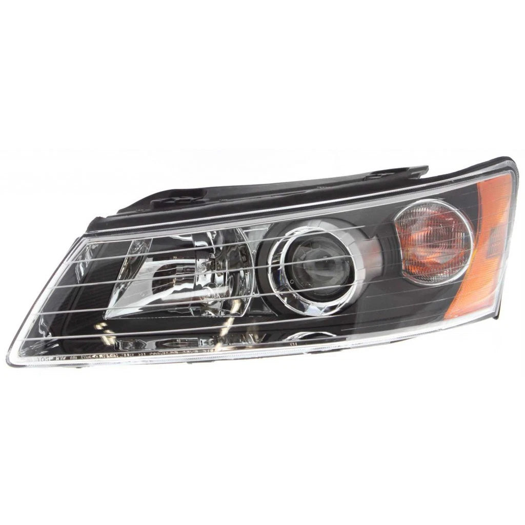Driver Side Headlight for Hyundai Sonata (2006–2007) HY2502135, CLX-M0-321-1129L-AS2-CL360A50