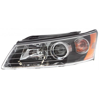 Driver Side Headlight for Hyundai Sonata (2006–2007) HY2502135, CLX-M0-321-1129L-AS2-CL360A50