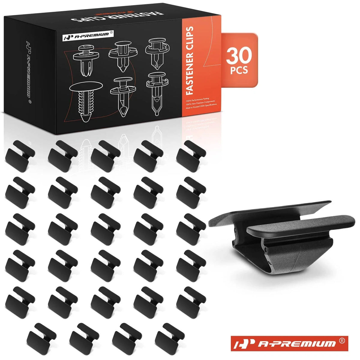 30Pcs Nylon Hood Insulation Retainer Clips for Ford Fusion Focus (2006–2020)