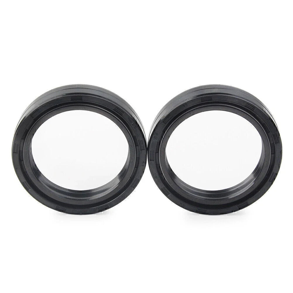 2X Front Fork Damper Shock Absorber Oil Seal for Motorcycle (41X53-8.5/10.5 MM)
