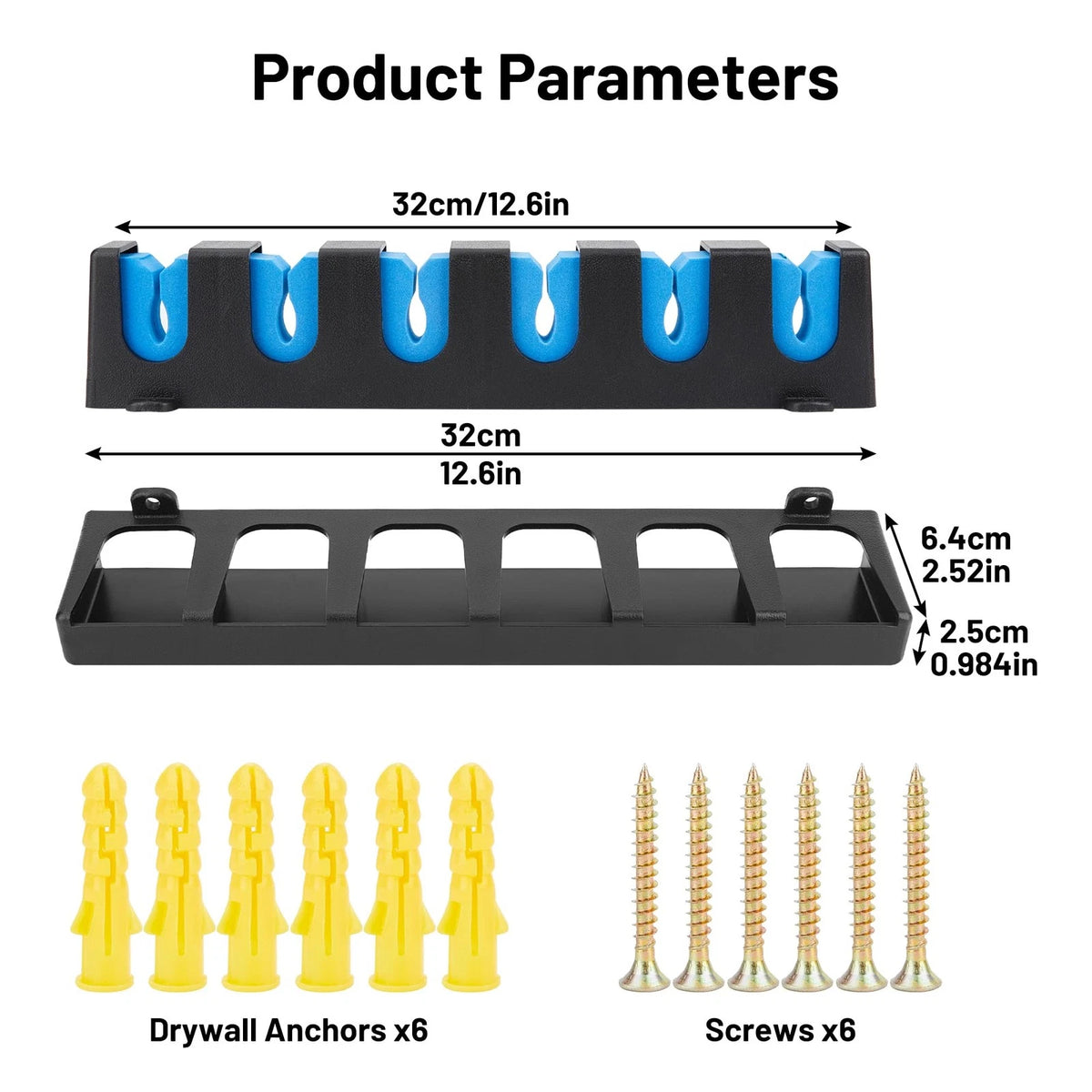 Fishing Rod Holder for Universal Use (3 inches x 12.5 x 2.3 inches)