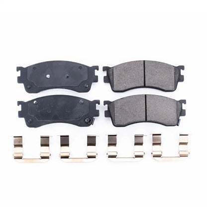 2X Powerstop Brake Pad Sets 17-893 for Mazda Protege Front (2001–2002)