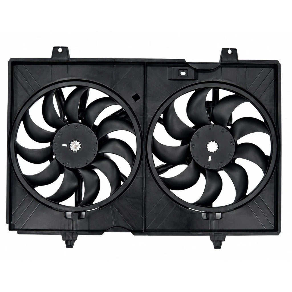 Radiator and A/C Condenser Fan Assembly for Chevy City Express (2015–2018) GLX-CFRC96-CL360A2, NI3115154