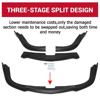 Front Bumper Lip Spoiler Splitter for Subaru Impreza WRX STI (2006–2007)