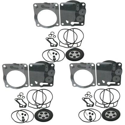 Triple Mikuni Carb Rebuild Kit for Yamaha XL XLT 1200 GP1200R GPR1200 (1996–2002)