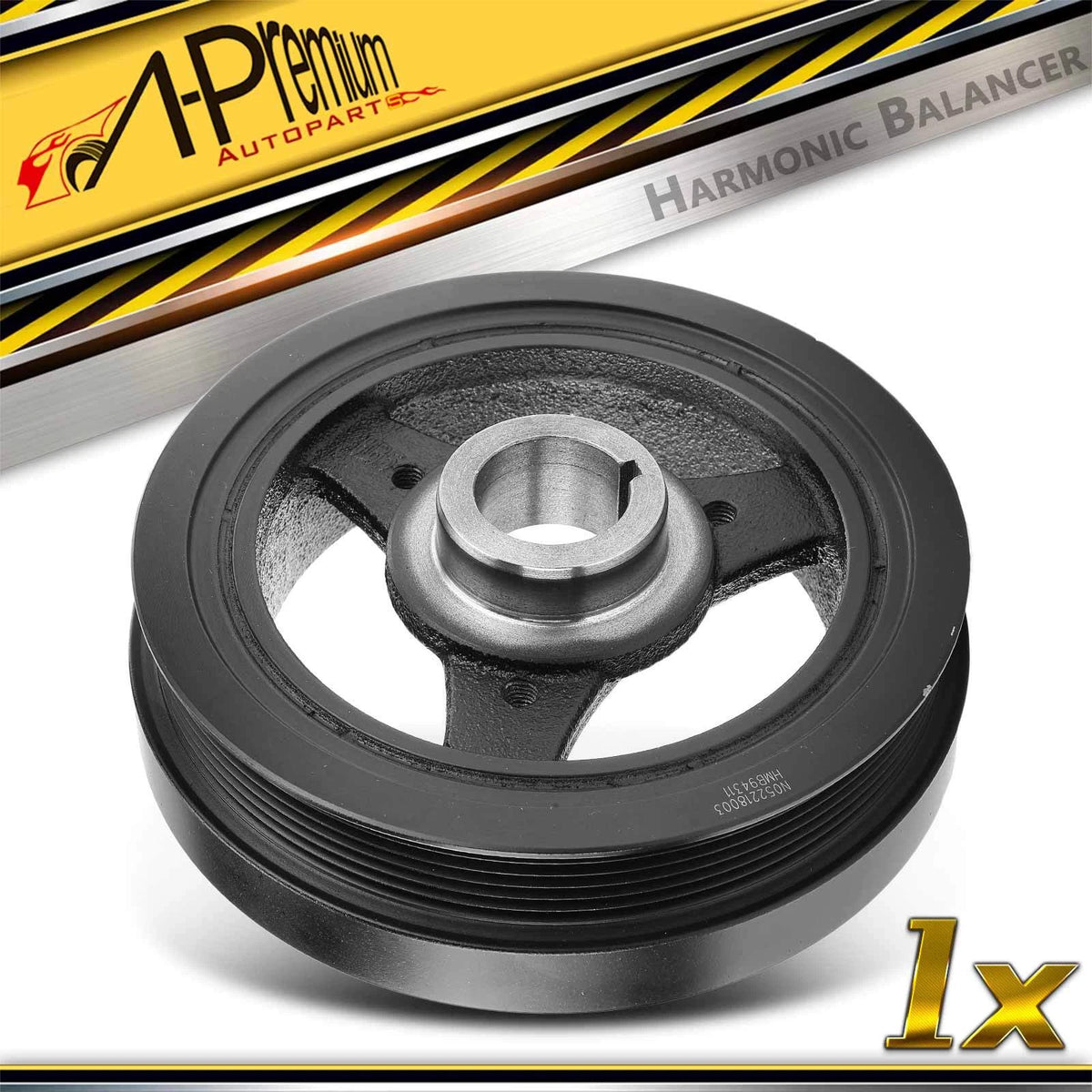 Engine Harmonic Balancer for Ford F-150 (2004–2010), Explorer (2002–2004), Mustang, 1W7Z6312A, 1W7Z6312AA, 594-311