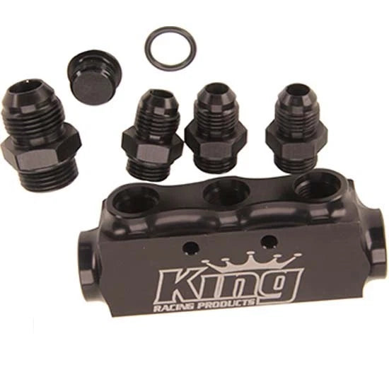 3 Port Return Manifold for King Racing Products KRP1930