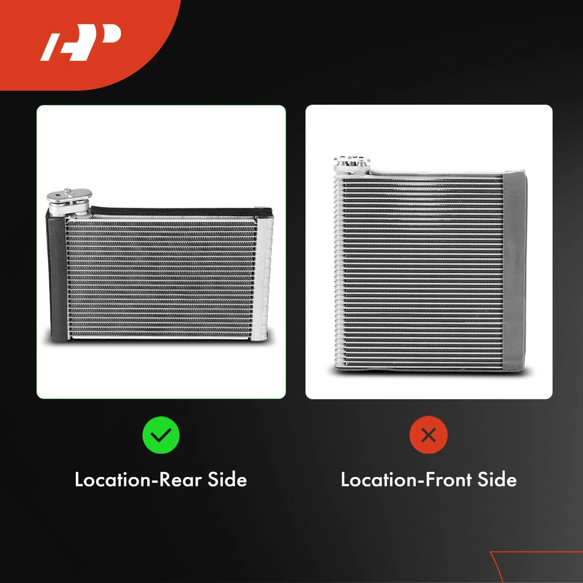 A-Premium Rear A/C Evaporator Core for Honda Odyssey (2005–2010) 80225SHJA02, 80225SHJA03, 80225SHJA01, EV939877PFC